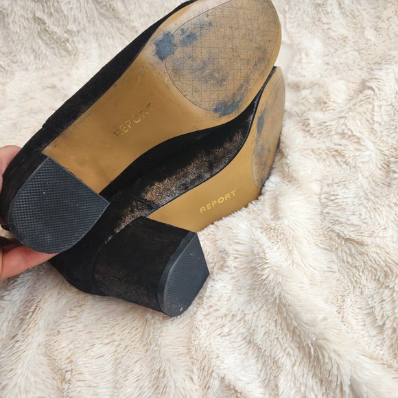 REPORT metallic black / bronze heeled boots - Picture 6 of 7